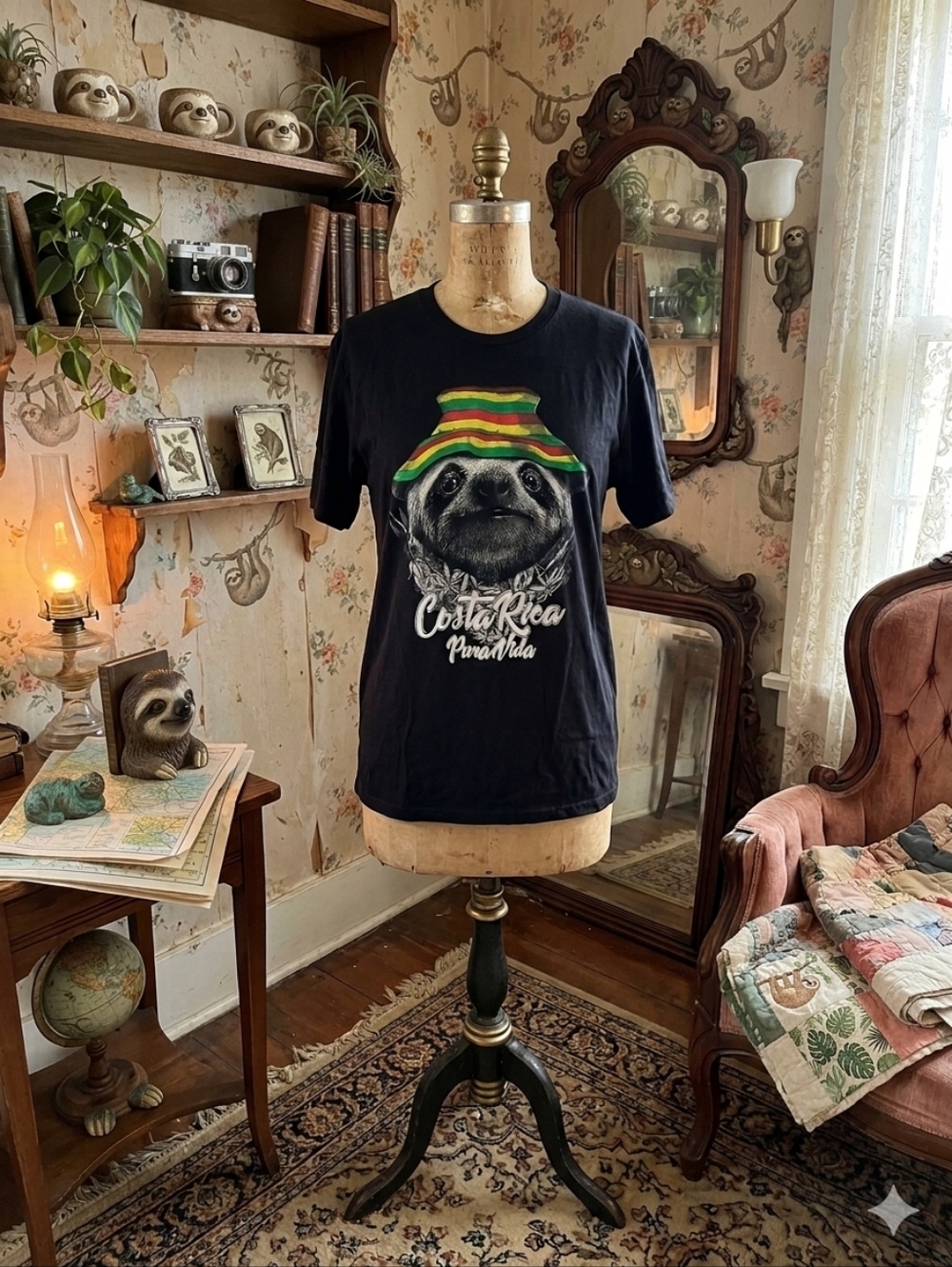Kú Costa Rica "Pura Vida" Sloth T-Shirt - XL